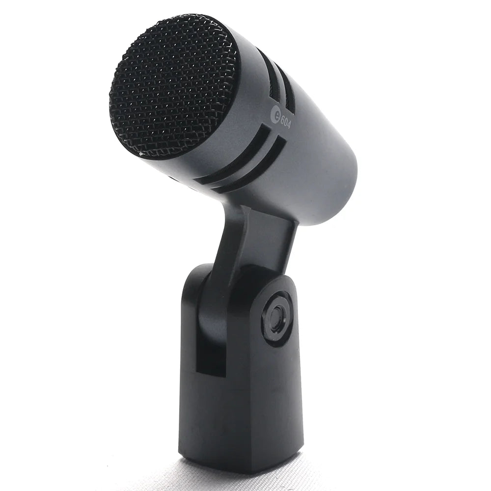 E604 e 604 Wired Dynamic Microphone Tom Snare Evolution Series Cardioid Instrument Drum Microphone with Clip Arm Mount