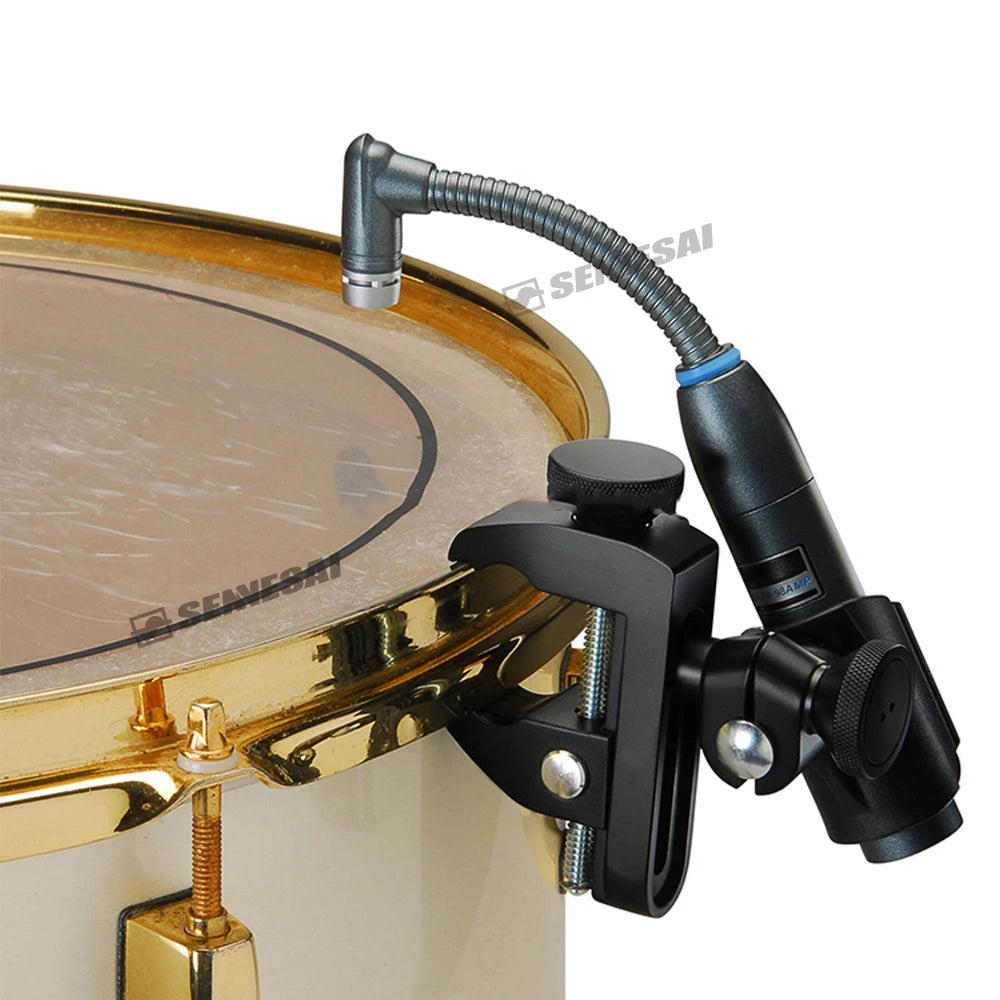 SENNESAI 98AMP Flexible Gooseneck Cardioid Condenser Instrument Percussion Microphone Mic,For Toms Snare Drum Performance