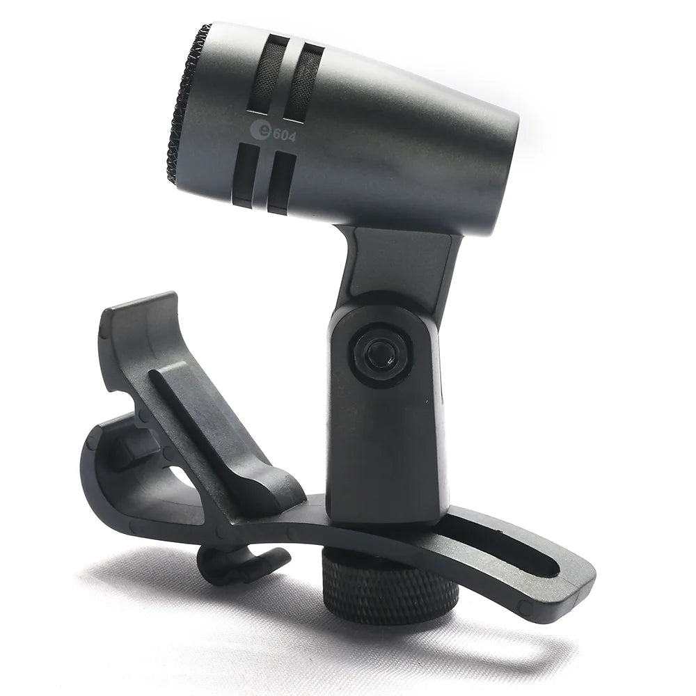 E604 e 604 Wired Dynamic Microphone Tom Snare Evolution Series Cardioid Instrument Drum Microphone with Clip Arm Mount