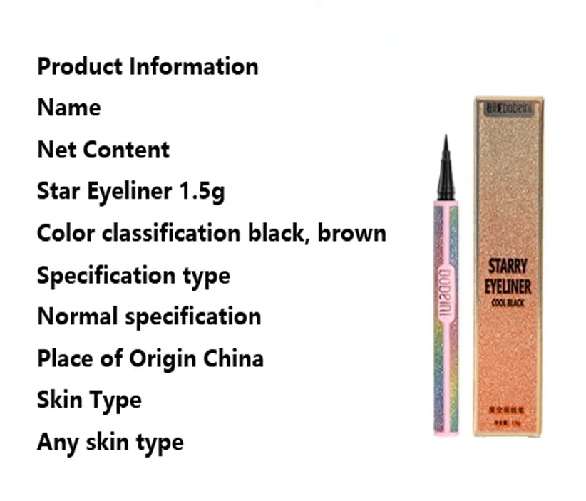 Hot Black Liquid Eyeliner Shade Brown Make Up Eye Liner Pencil Colors Eyeliner Waterproof Eye Liner Pencil Eyes Makeup Tools